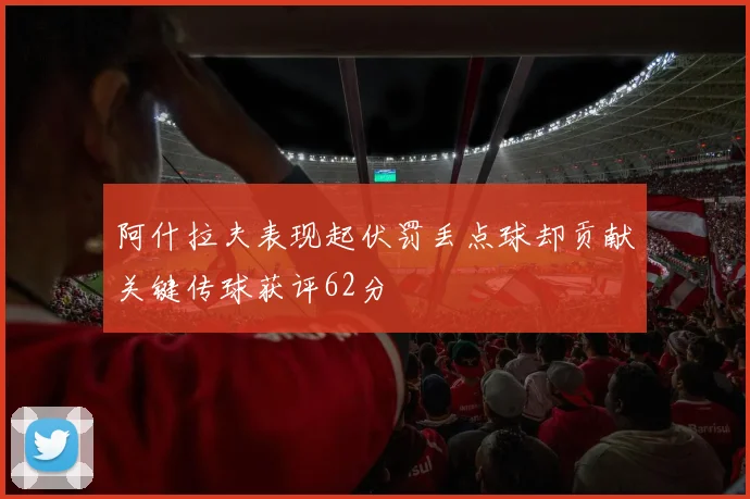 阿什拉夫表现起伏罚丢点球却贡献关键传球获评62分